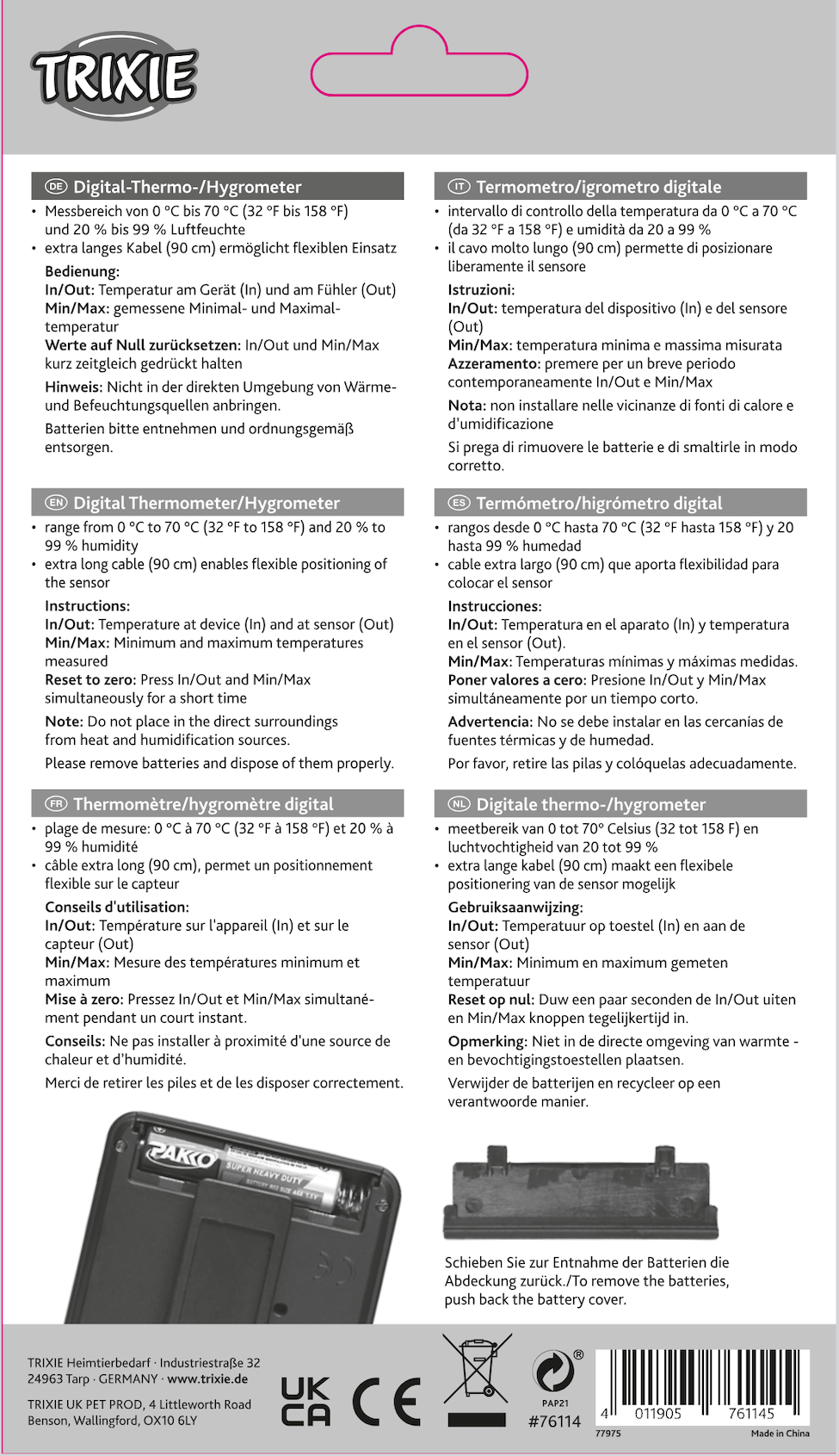 Beschreibung Artikel 76114