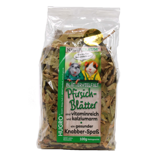 Pfirsichblätter für Kleintiere