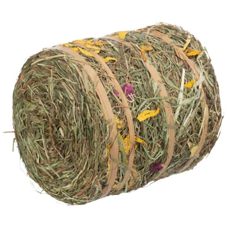 Heuballen mit Blütenmix Heuballen mit Blütenmix