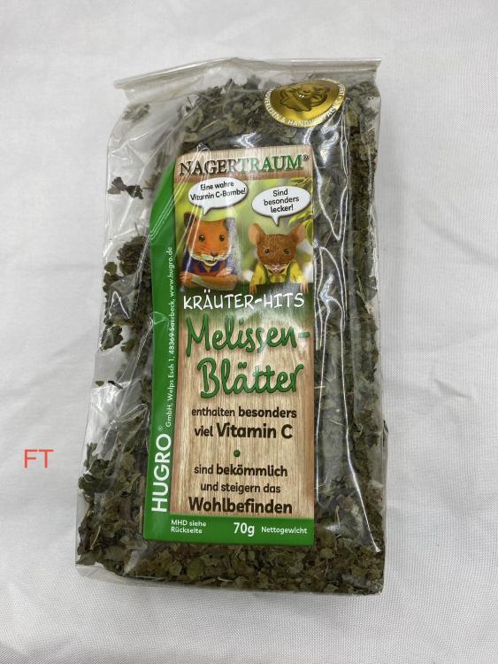 Melissenblätter für Kleinnager Vögel