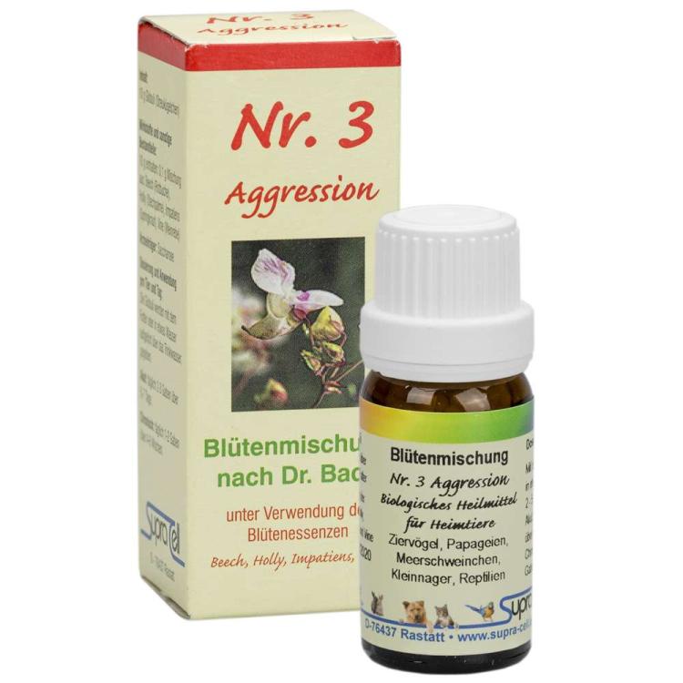 Nr. 3 Aggression Bachblütenmischung 10gr Globuli