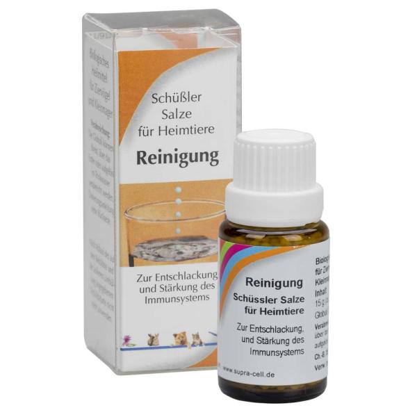 reinigung 15gr globuli heimtiere
