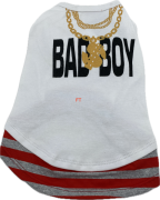 Badboy White t-Shirt für Hunde