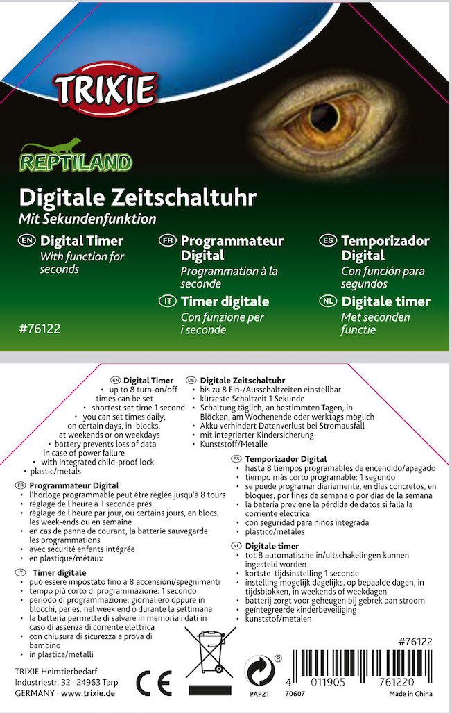 Verpackung Artikel 76122